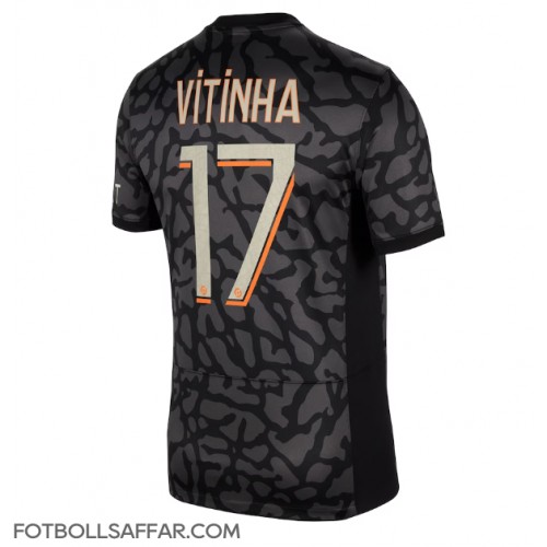 Paris Saint-Germain Vitinha Ferreira #17 Tredjeställ 2023-24 Kortärmad